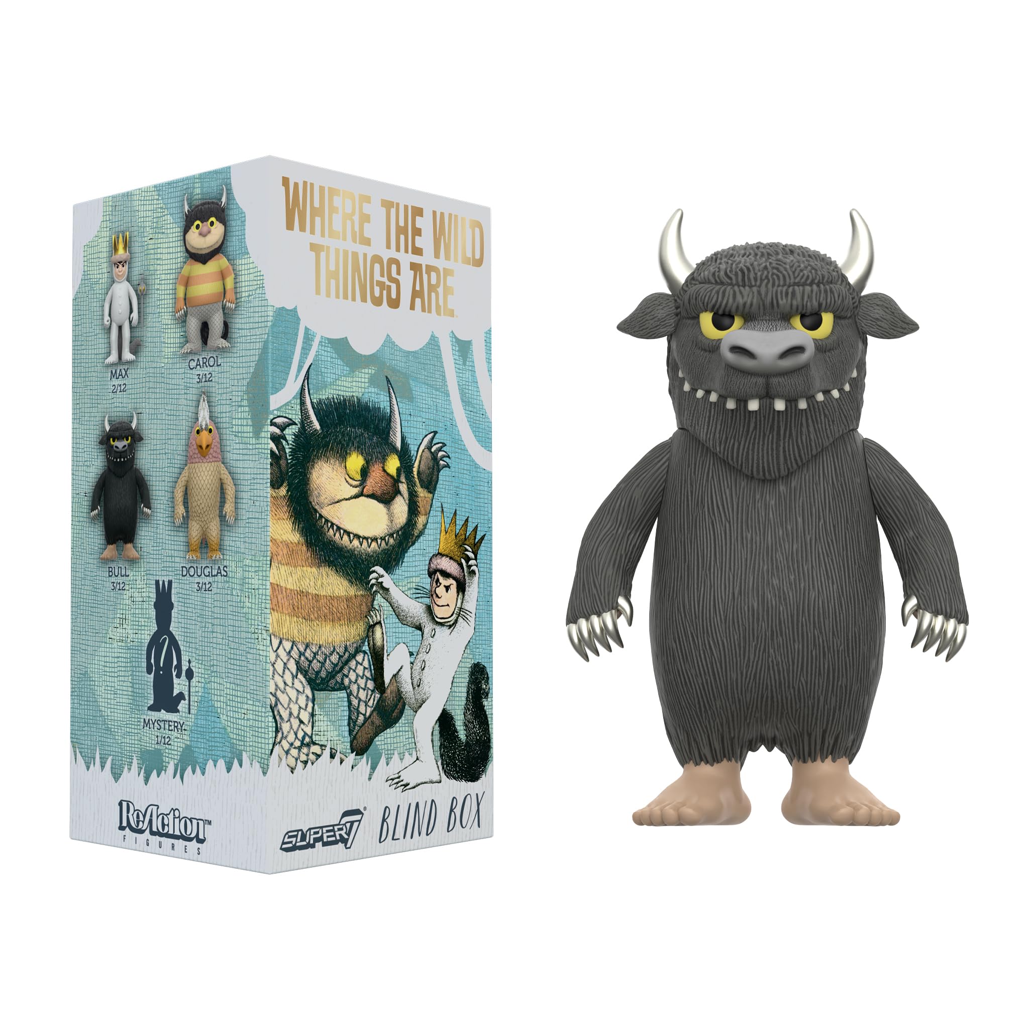 Amazon.com: Super7 Where The Wild Things are Blind Box Flat - (12